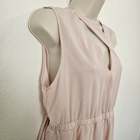ASOS Pink Asymmetrical Tunic Top Size 6 - Picture 4 of 9